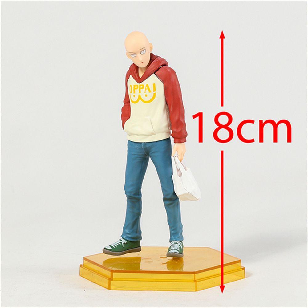 Mô Hình Nhân Vật Saitama Trong One Punch Man Bằng PVC 18CM Để Bàn Trang Trí