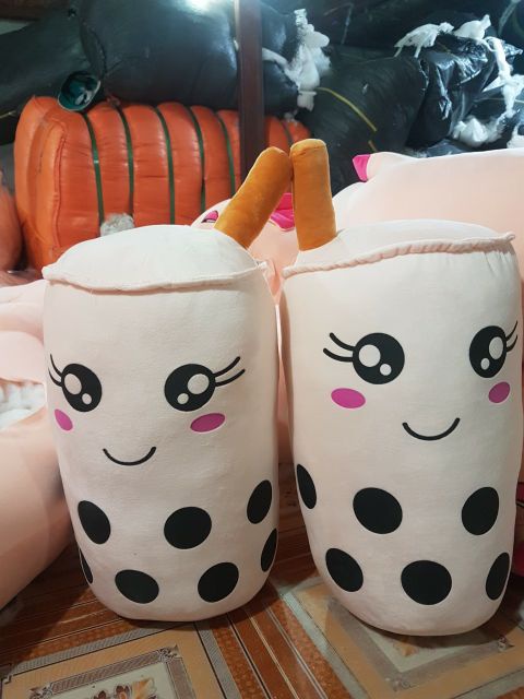 Gấu bông trà sữa trân châu MINI