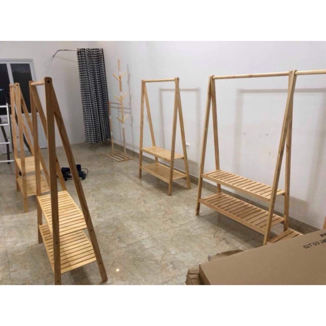 Sào gỗ chữ A 2 tầng