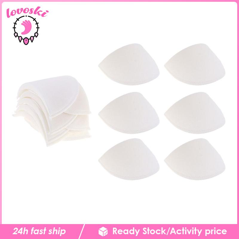 Set 6 Cặp Mút Đệm Vai Màu Trắng Dành Cho Nam Nữ DIY