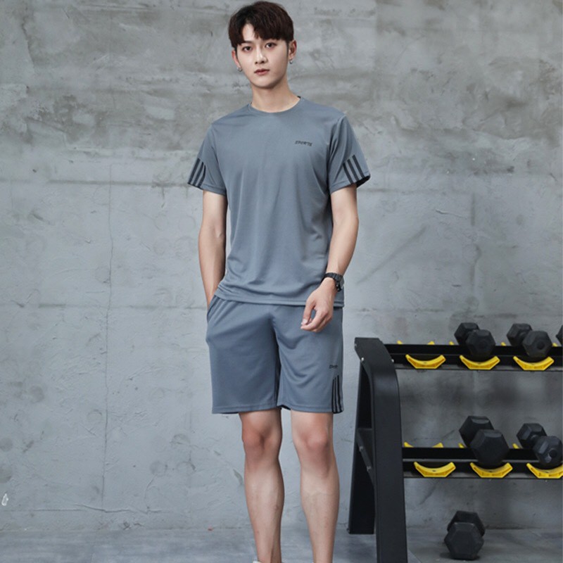 Bộ thể thao nam cao cấp chất cực mát co dãn tốt phù hợp với tất cả các hoạt động thể thao. | BigBuy360 - bigbuy360.vn