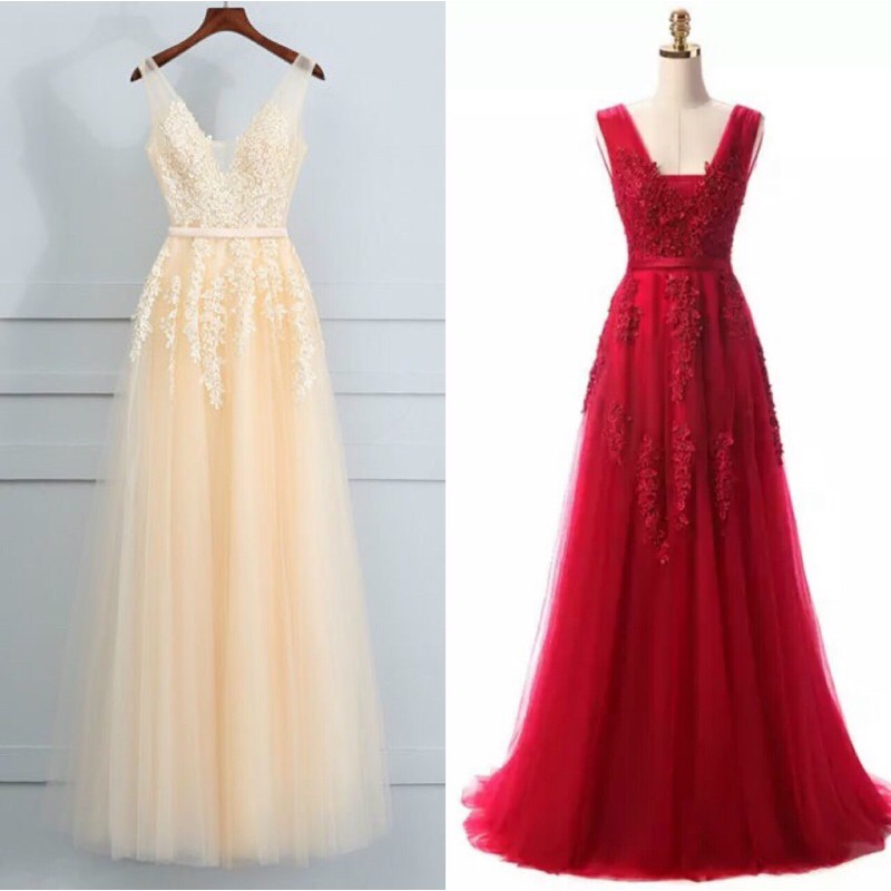 đầm dài phối hoa nổi