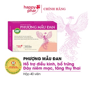 Thực phẩm bảo vệ sức khỏe phượng mẫu đan hộp 40 viên