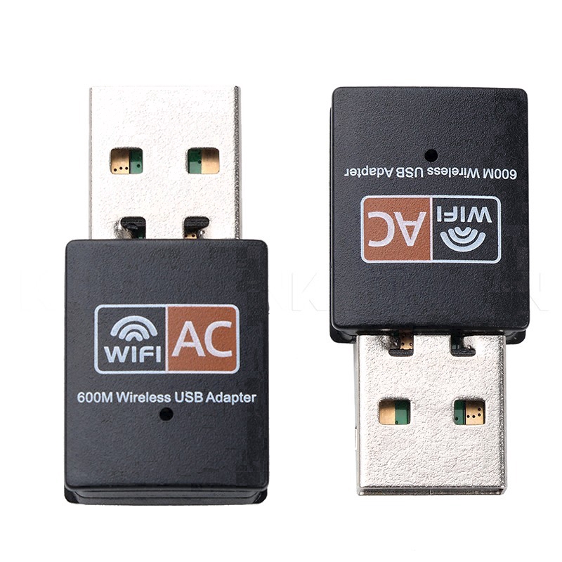 Đầu chuyển đổi mạng Wifi USB không dây băng tần kép 600mbps 2.4/5ghz