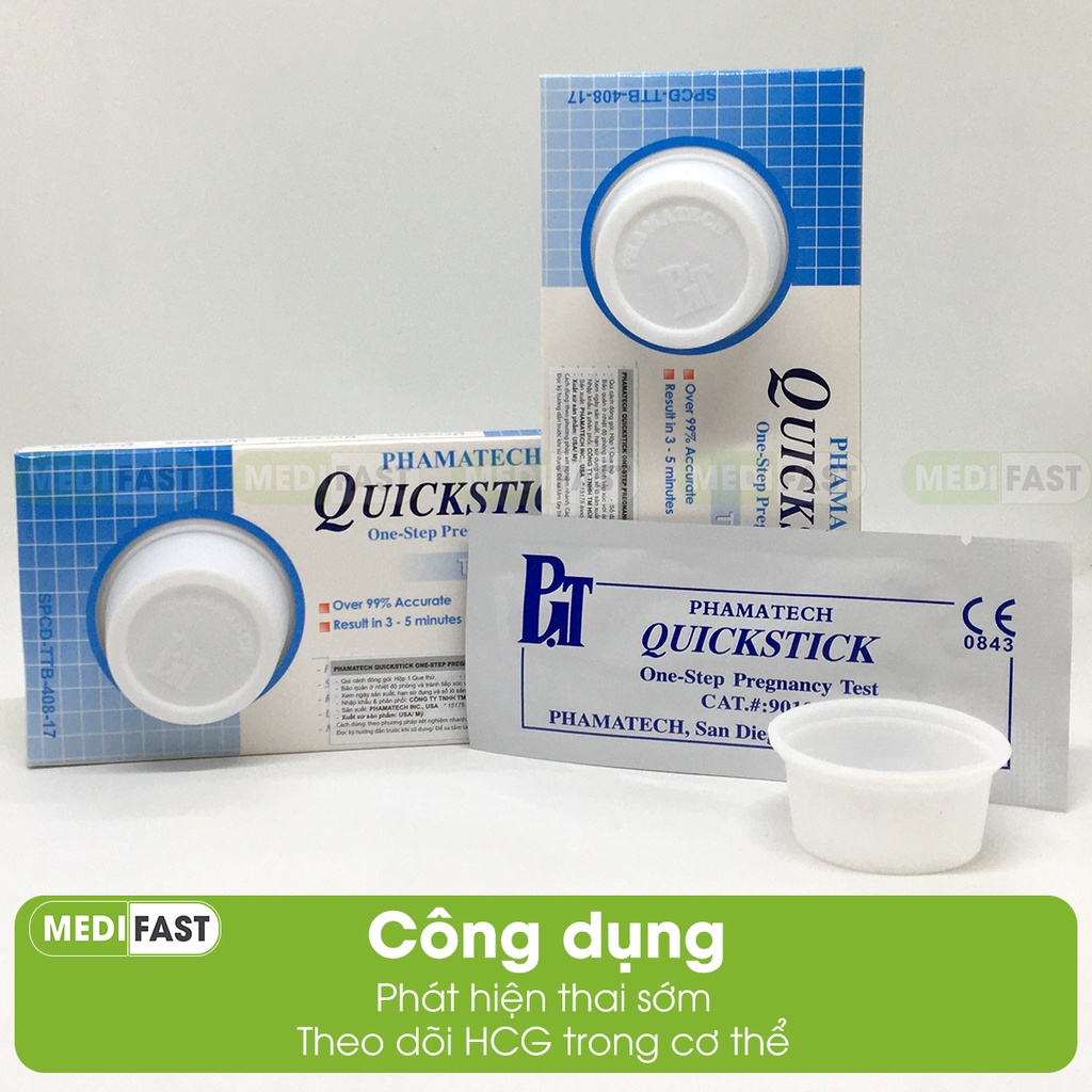 Que thử thai Quickstick - Que thử thai thế hệ mới từ USA