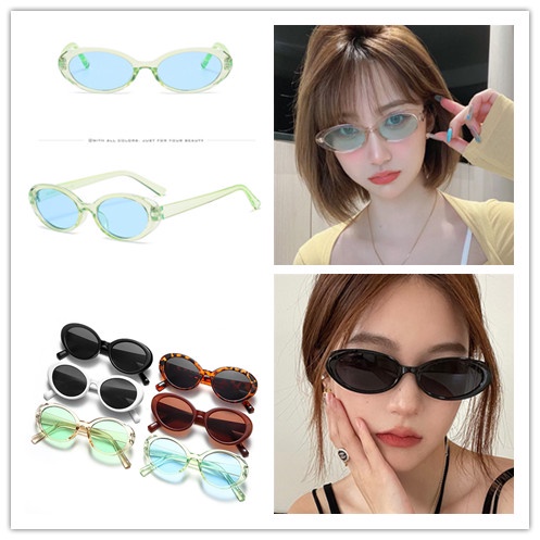 Kính Mát Gọng Oval Chống Tia uv Thời Trang Cho Nam Và Nữ