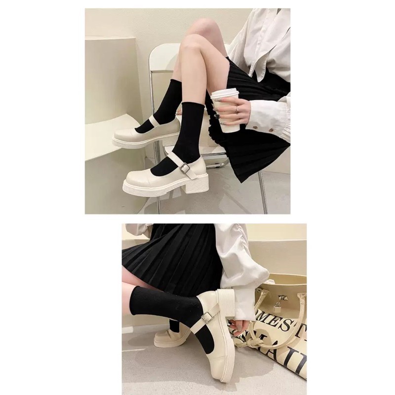 GIÀY NỮ ĐẾ CAO PHONG CÁCH HÀN QUỐC-GIÀY NỮ ULZZANG UNISEX