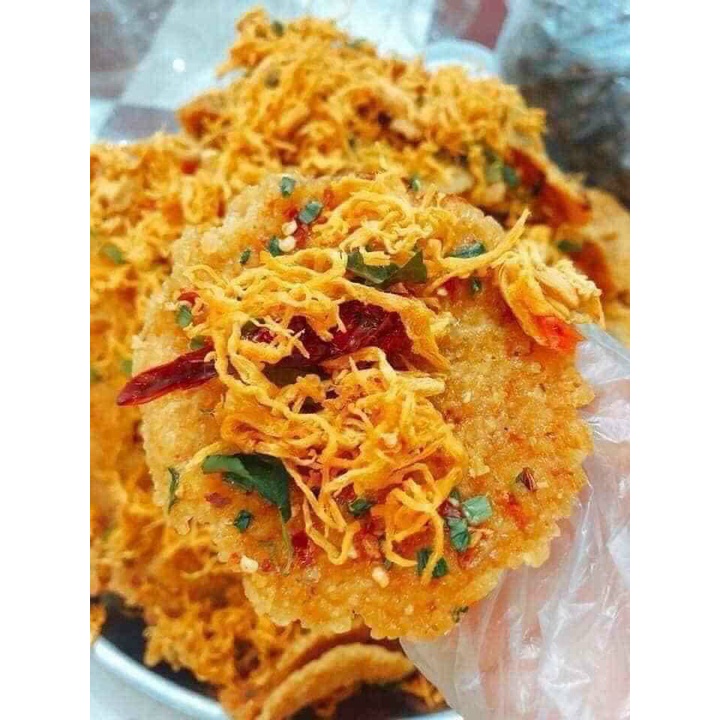 Cơm Cháy Chiên Mắm Hành Khô Gà, Khô Bò, Khô Mực! GIÒN NGON Hũ 500G