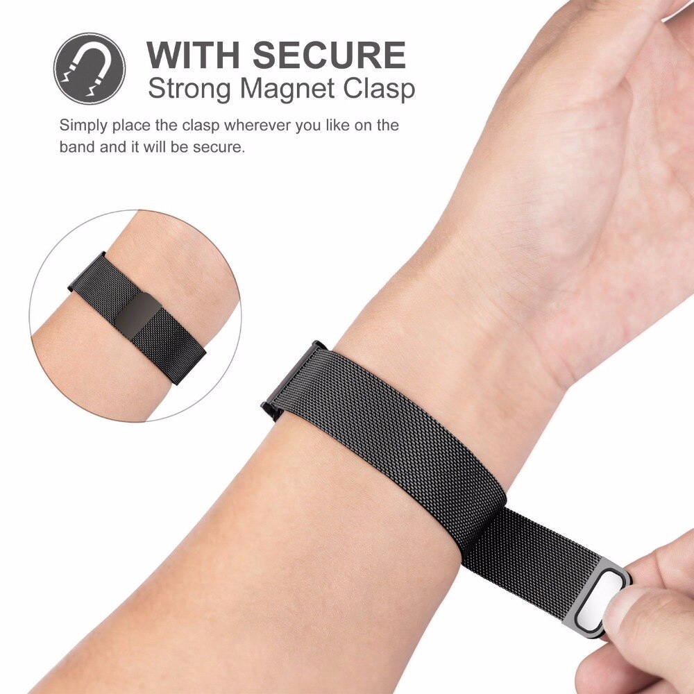 Dây đeo đồng hồ từ tính kèm ốp + film dành cho for Xiaomi Huami Amazfit Bip Lite Yout