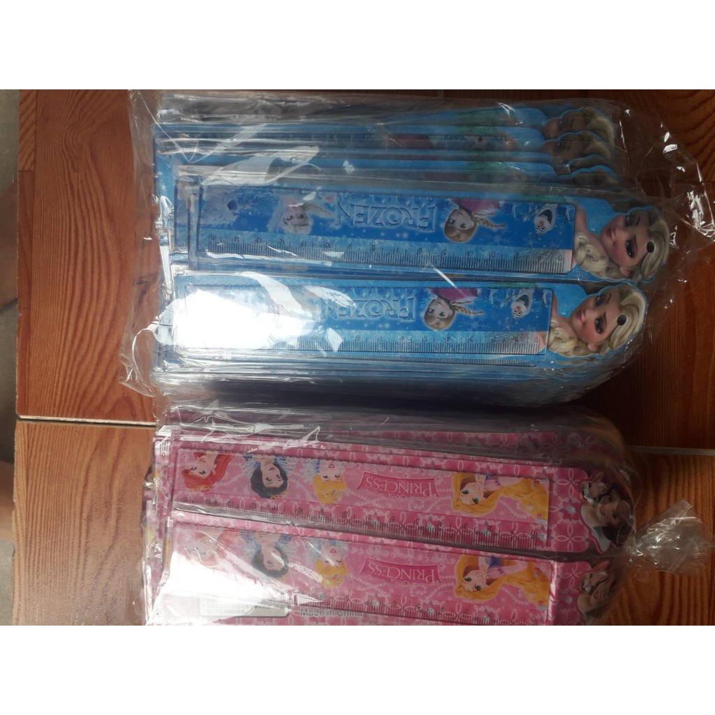 Thước kẻ dài 15cm các nhân vật hoạt hình