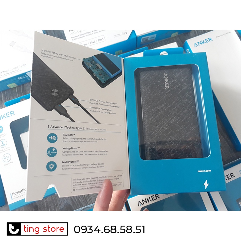 Pin Sạc Dự Phòng Anker PowerCore III Sense 10000mAh PD - A1231