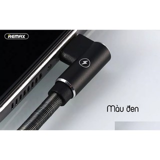 Cáp sạc vải quấn lò xo 2 đầu Remax RC-119i