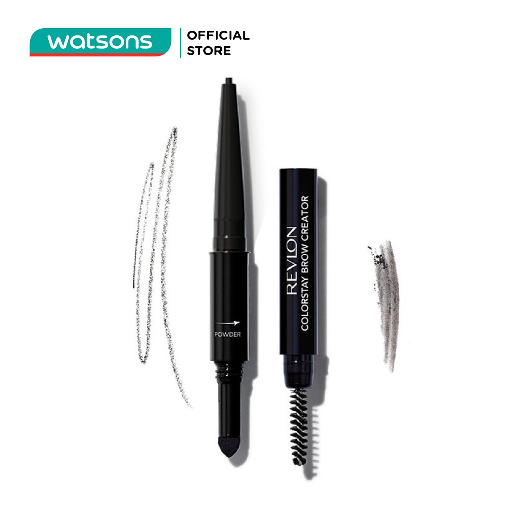 Chì Kẻ Mày Hai Đầu Revlon ColorStay Brow Creator 0.09g .#615 Soft Black Đen