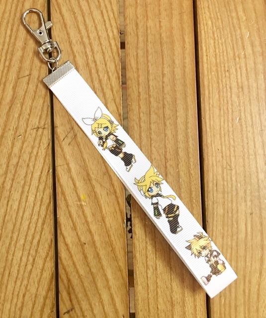 Móc nametag miku dây strap rinlen