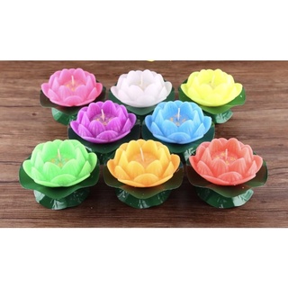 Bộ nến bông sen 8 sắc