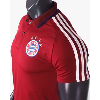 Áo Polo Bayern Đỏ - Thun Cá Sấu 4 Chiều Cao Cấp