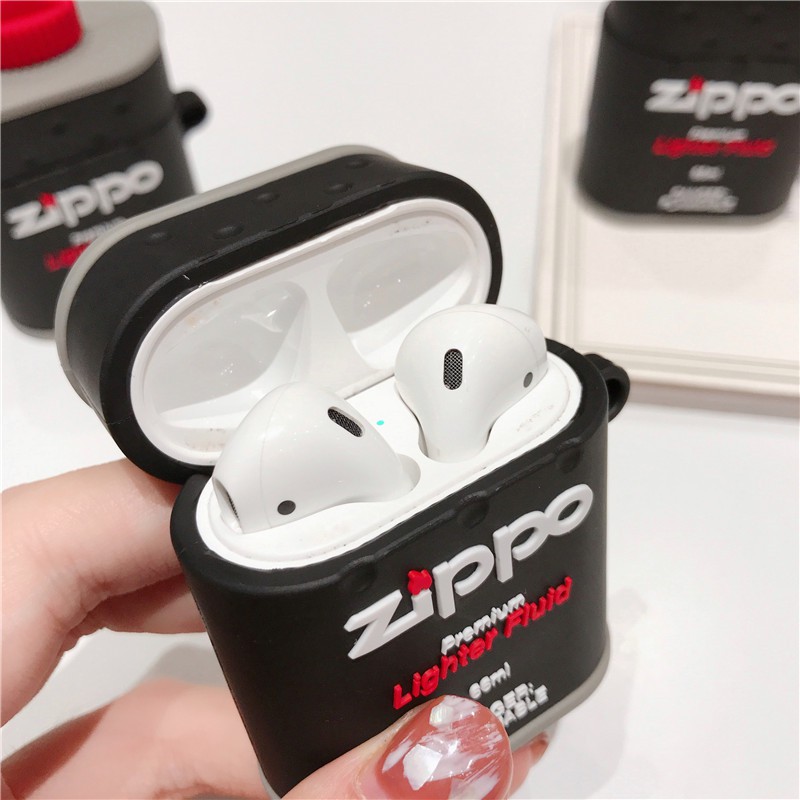 Bao Case Cho Airpods 1/ Airpods 2 Hình Bình Gas Zippo.