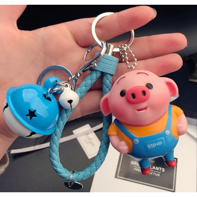 Móc khóa móc khóa con lợn móc khóa con heo móc khóa hoạt hình móc khóa dễ thương