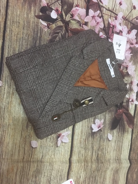 Áo vest dạ kẻ hàng loại 1 (kèm video thật) | BigBuy360 - bigbuy360.vn