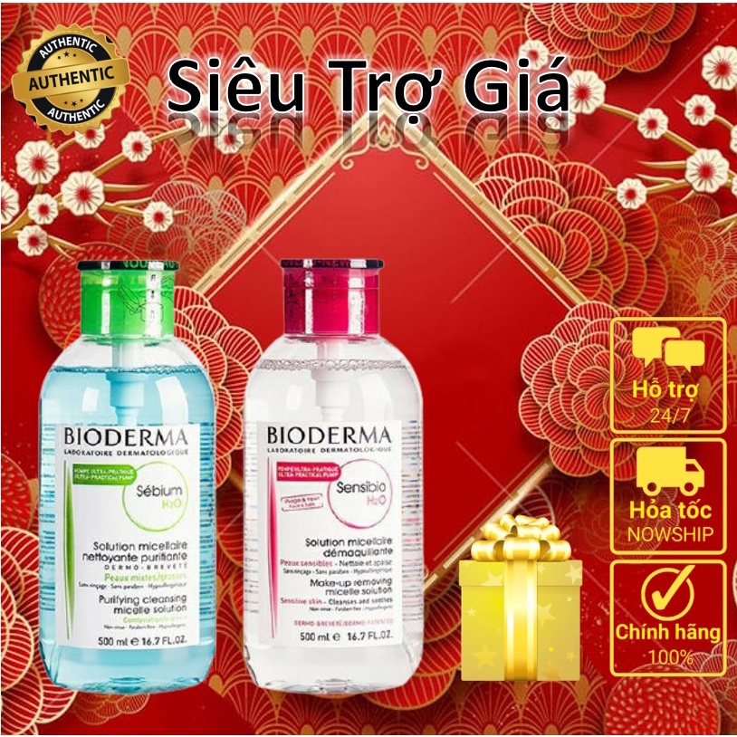 Nước Tẩy trang BIODERMA 500ml nội địa Pháp