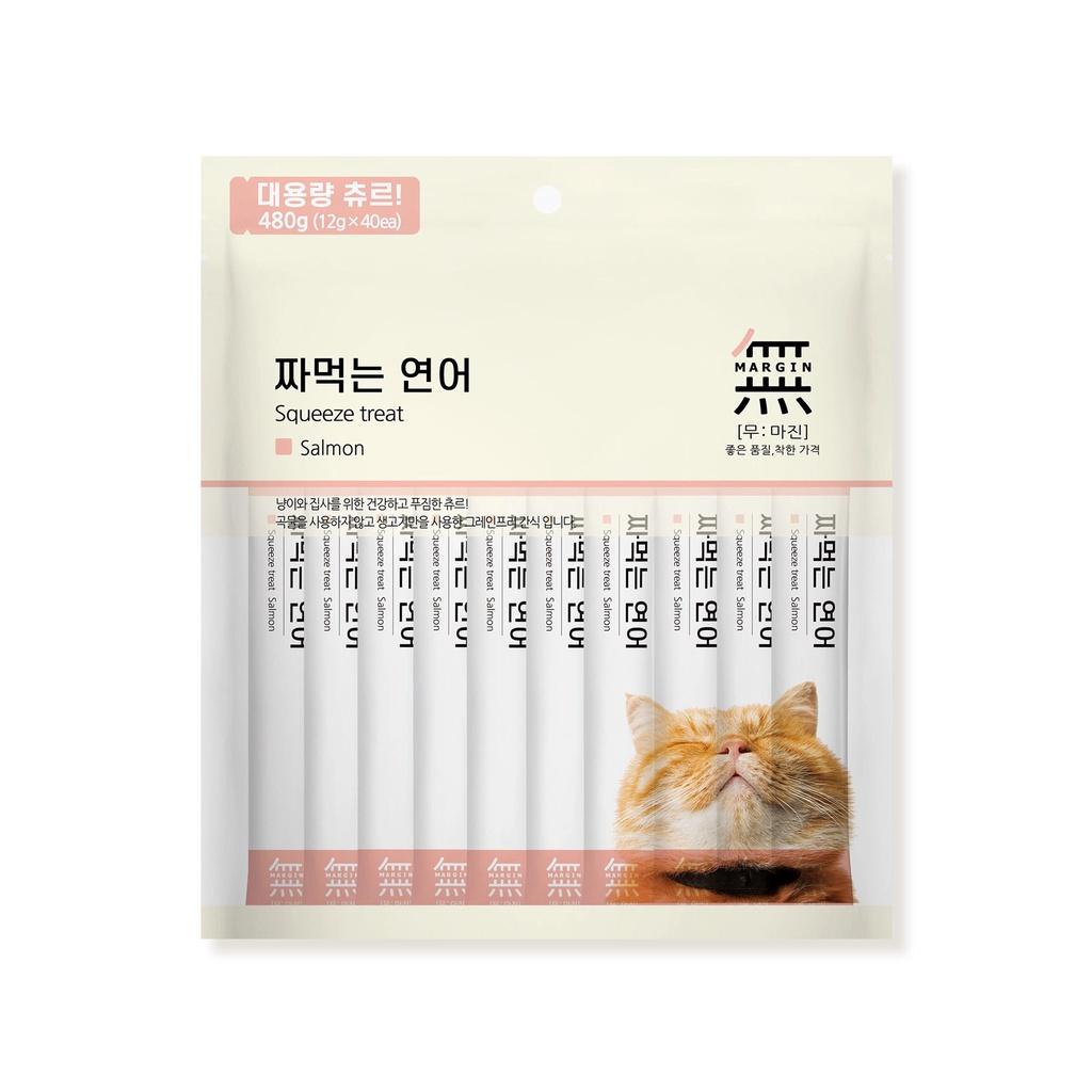 Súp thưởng Hàn Quốc Mumargin từ thịt thật cho mèo gói 40 thanh 480g