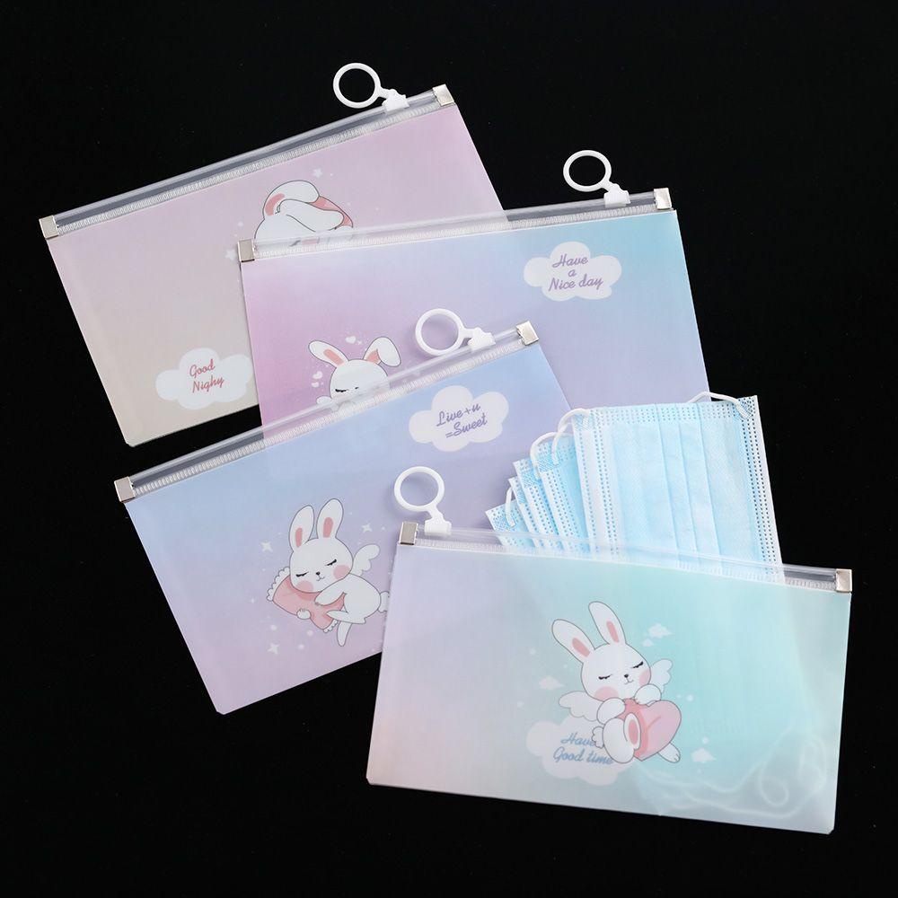 ORIENTLII Giá Đỡ Khẩu Trang Họa Tiết Hoạt Hình Dễ Thương Tiện Dụng Mang Theo Du Lịch