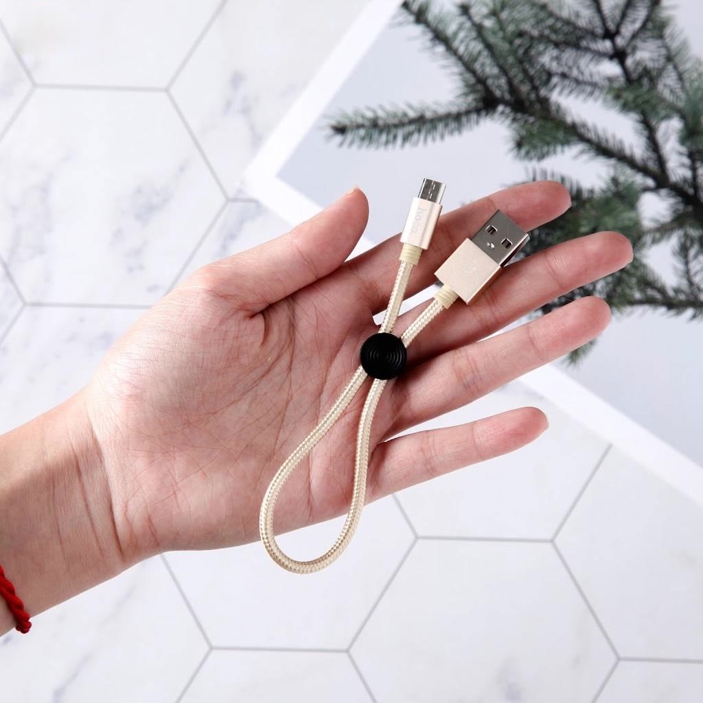 Cáp sạc Hoco X35 dài 25cm sạc nhanh 2.4A cho ios android