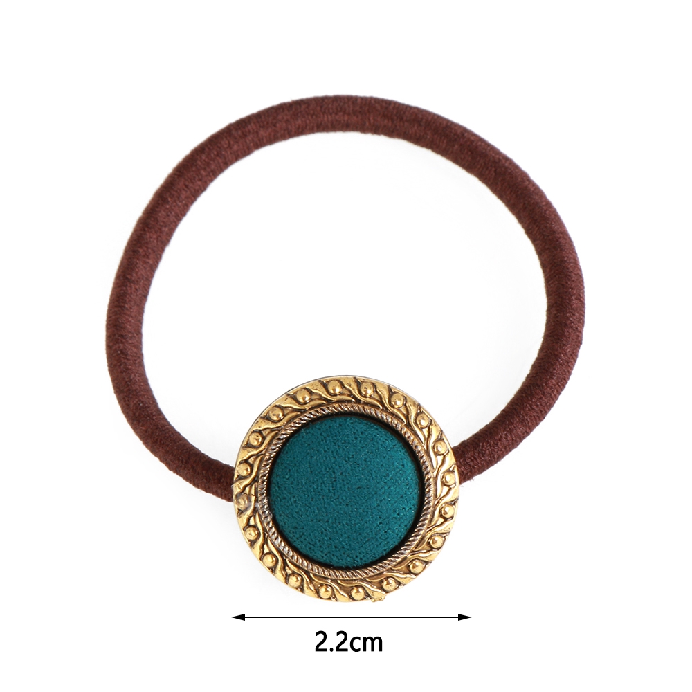 Cài tóc đính nút thời trang nữ tính