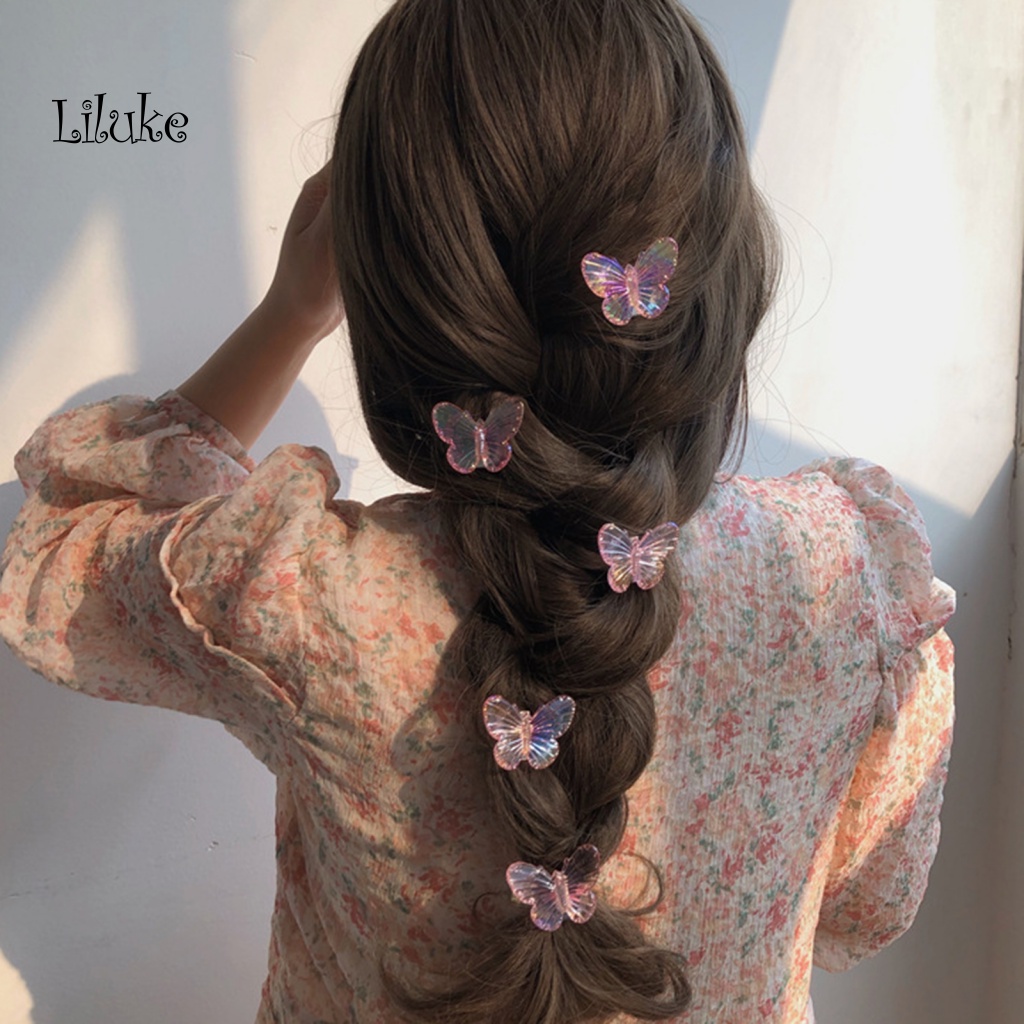 Trâm Cài Tóc Trong Suốt Tạo Hiệu Ứng 3D Độc Đáo