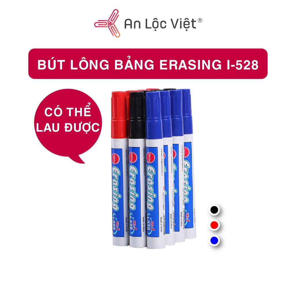 Set 5 cây Bút Lông Viết Bảng Nhựa Trắng Erasing L-528 Nhiều Màu -