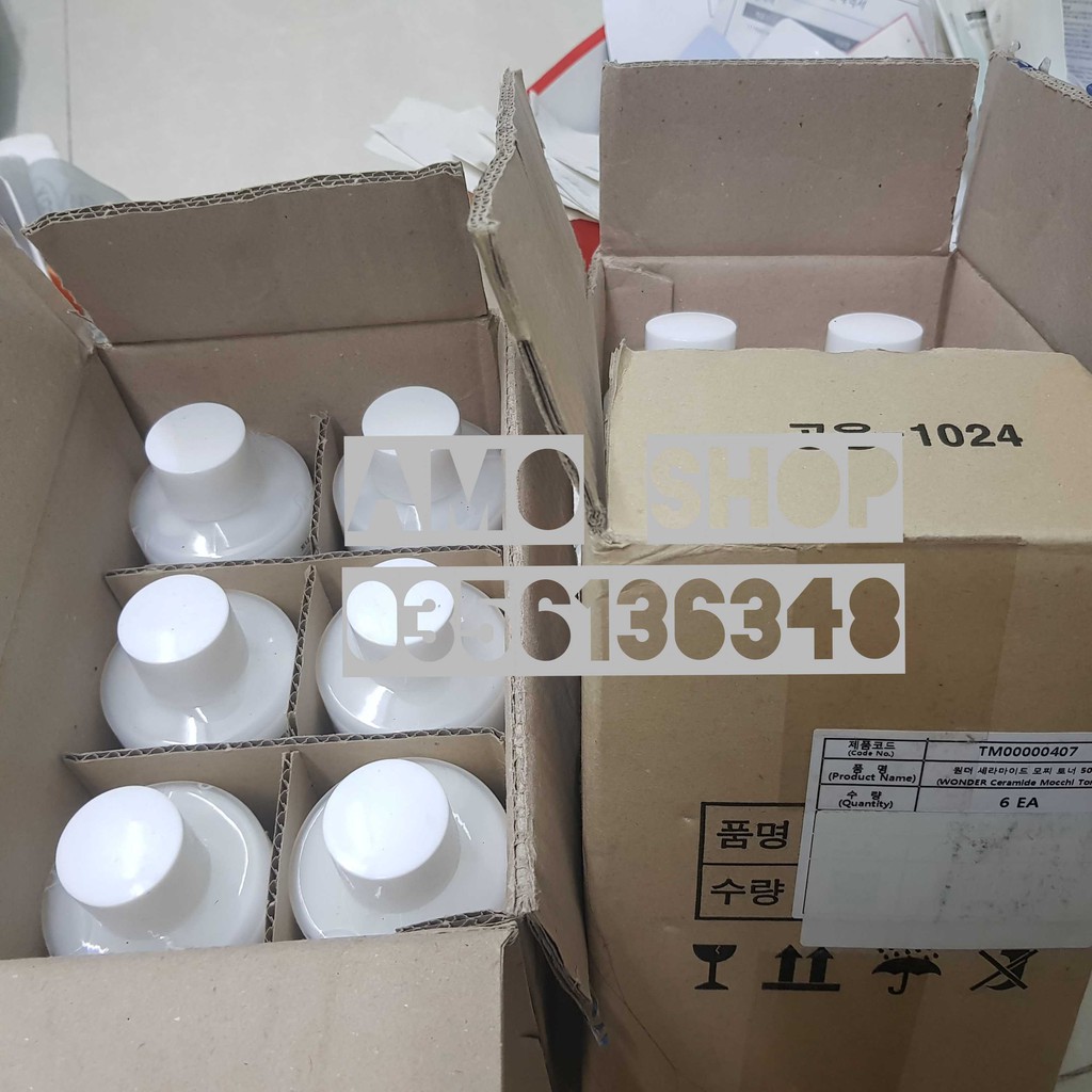 Nước hoa hồng Tonymoly Wonder Ceramide Mochi toner
