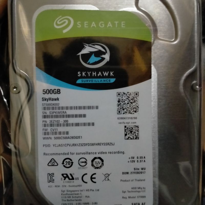 Ổ Cứng 500gb Cctv Seagate Skyhawk Surveillance