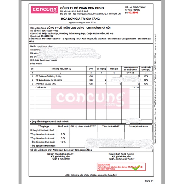 Mẫu 5 miếng Bỉm - Tã quần Bobby size XL cho bé >10kg