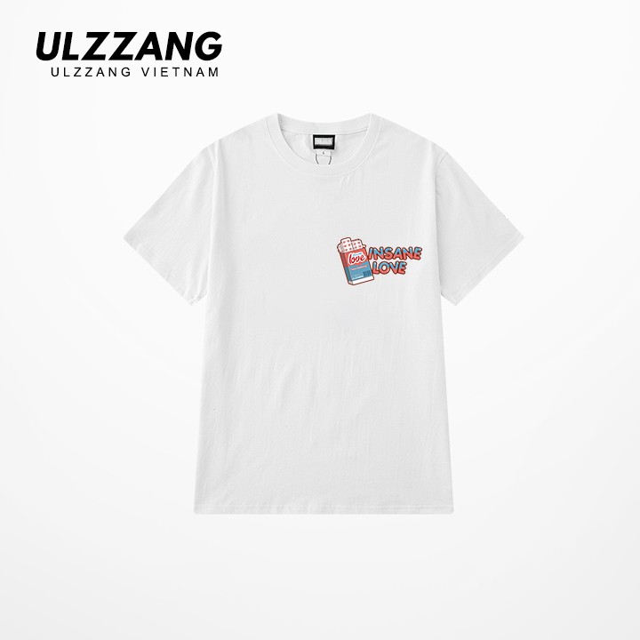 Áo thun tay lỡ ULZZANG cotton dáng unisex form rộng in hình thuốc tình yêu | BigBuy360 - bigbuy360.vn