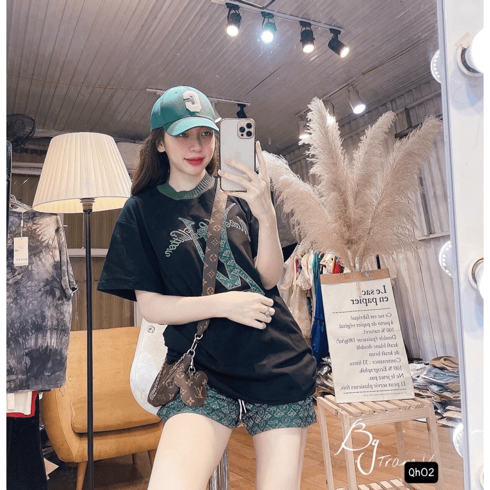 Mẫu Mới Áo Phông --- Xả Lỗ Sét Đùi THun Cotton Thái Full Nhiệt Cổ Chun Siêu Đẹp UP