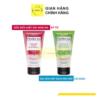 Bọt rửa mặt dưỡng da chăm sóc da, làm trắng da, dưỡng ẩm, cấp ẩm kiềm dầu tinh chất Kỷ Tử/ Cải Xoăn PERFECTA 150ml