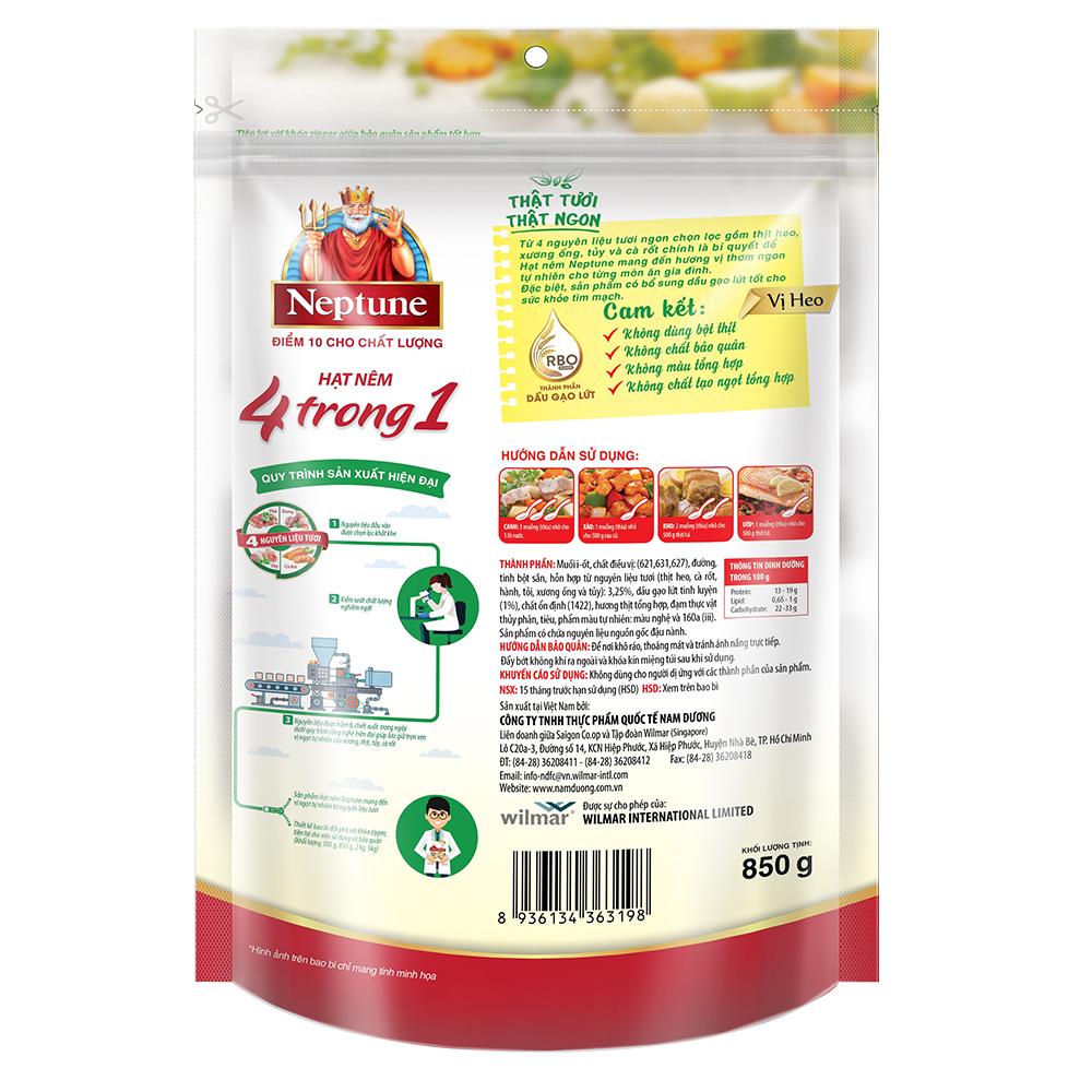 Hạt Nêm Neptune Vị Heo 850g