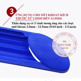 Dụng cụ mài mũi khoan