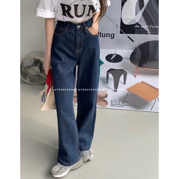 Quần jeans dáng suông