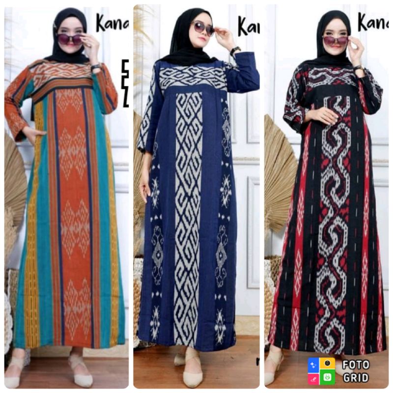 Đầm Maxi Vải Dệt - Đầm Maxi - Trang Phục Hồi Giáo Cho Tuổi Teen - Dự Tiệc