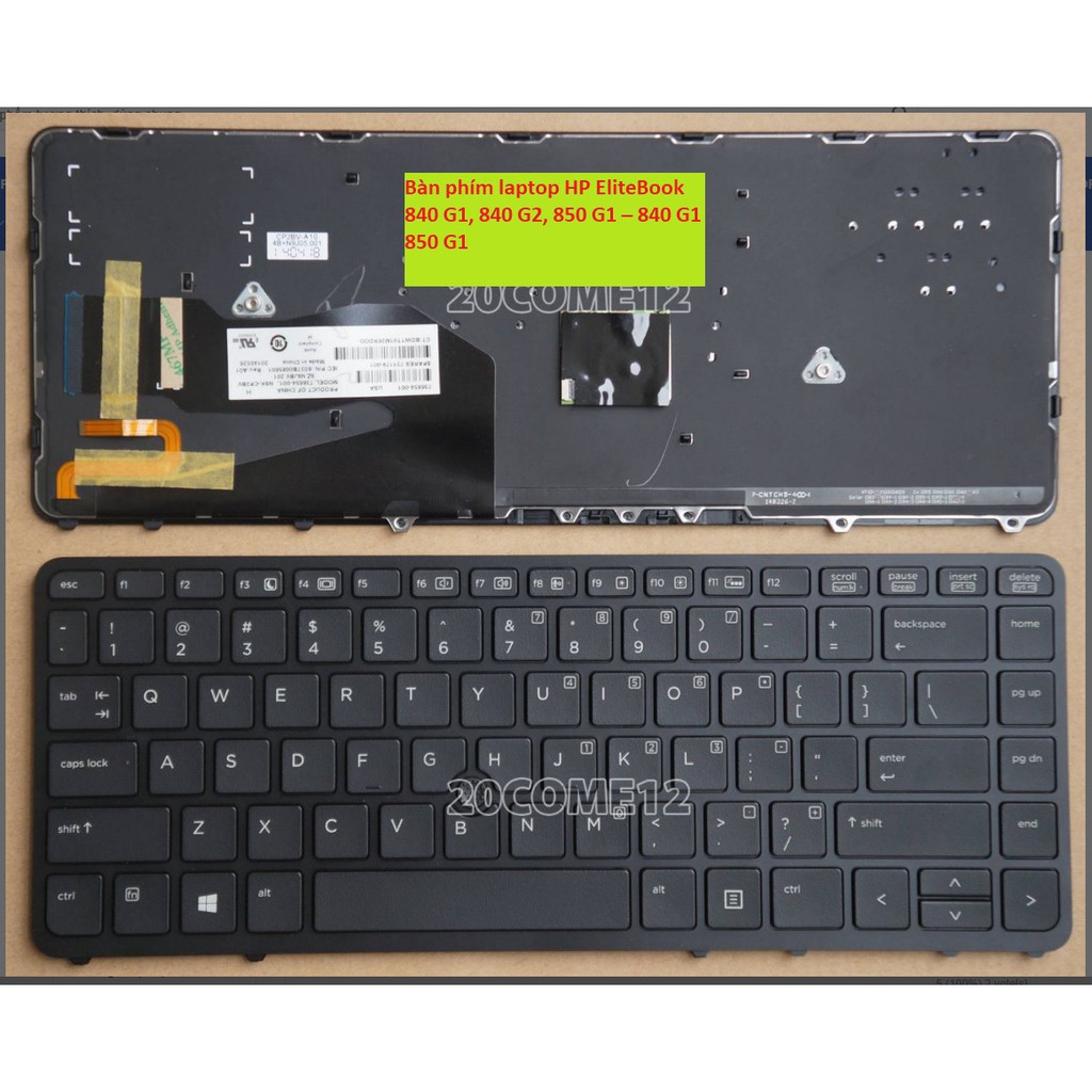Bàn phím laptop HP EliteBook 840 G1, 840 G2, 850 G1 – 840 G1 850 G1
