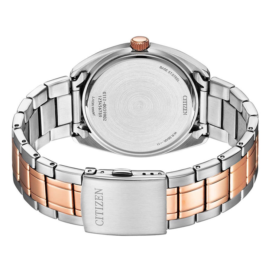 Đồng Hồ Nam Citizen Dây Thép Không Gỉ BI5104-57E - Mặt Đen