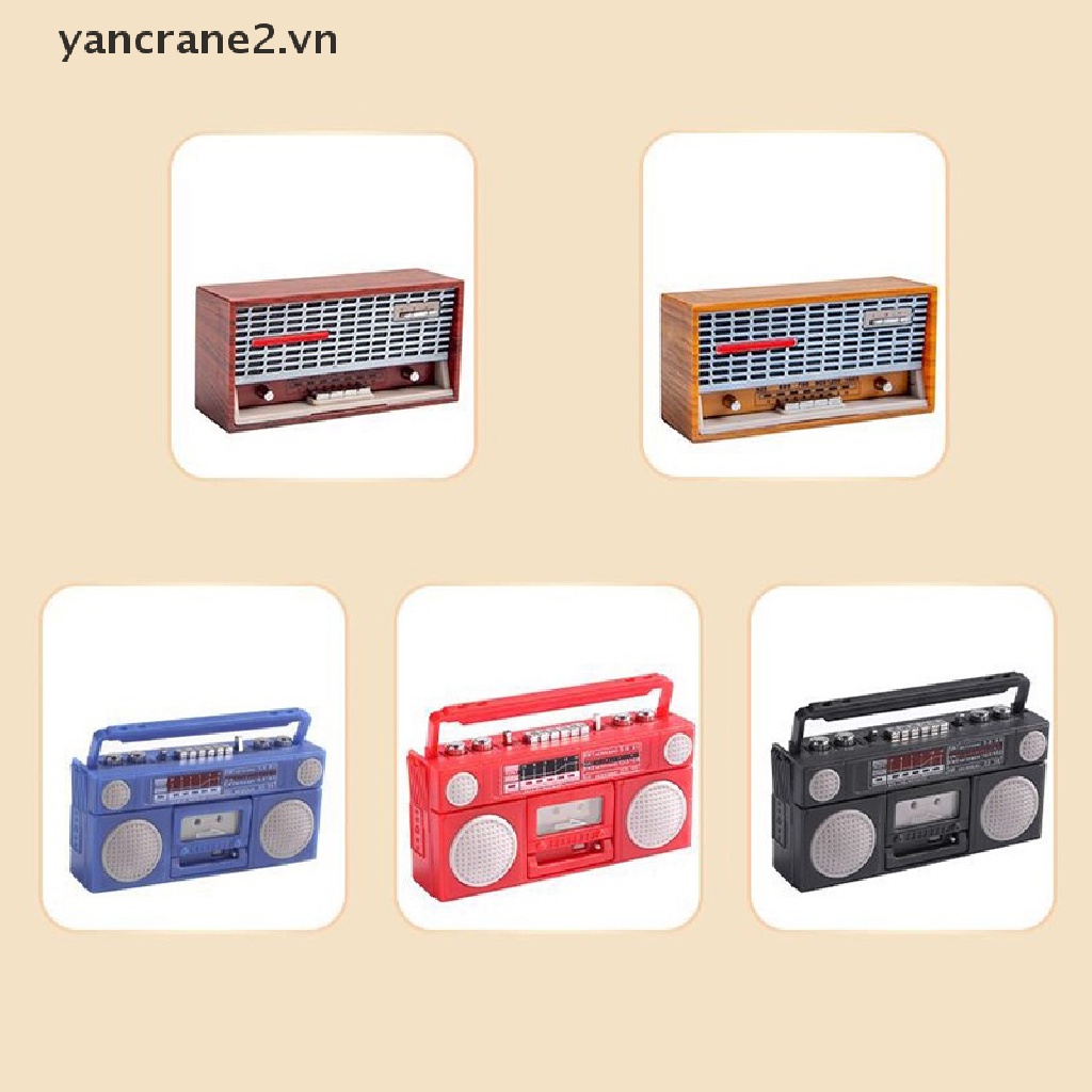 Mô Hình radio Đồ Chơi Mini Hoài Niệm Trang Trí Nhà Búp Bê {yancrane2.vn}
