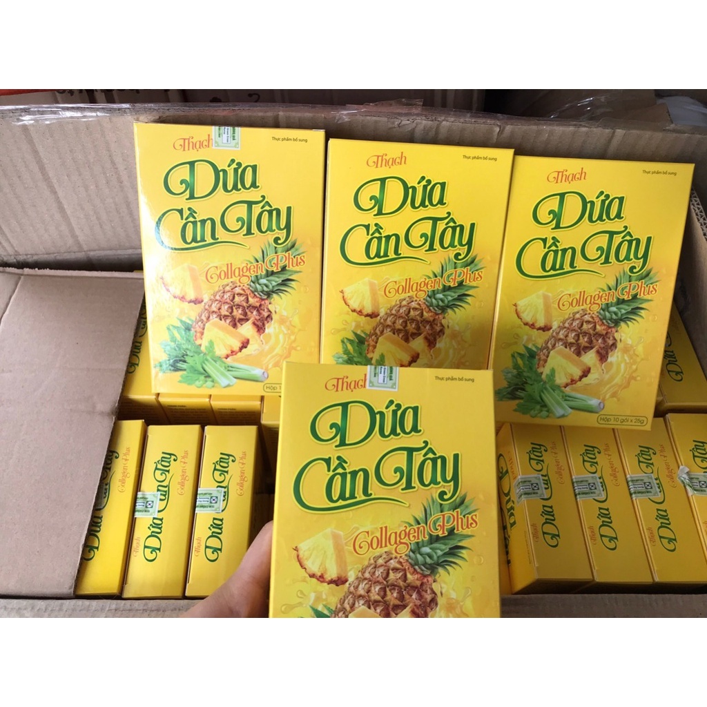 Thạch Dứa Cần Tây collagen Giảm Cân nhanh hiệu quả cấp tốc an toàn