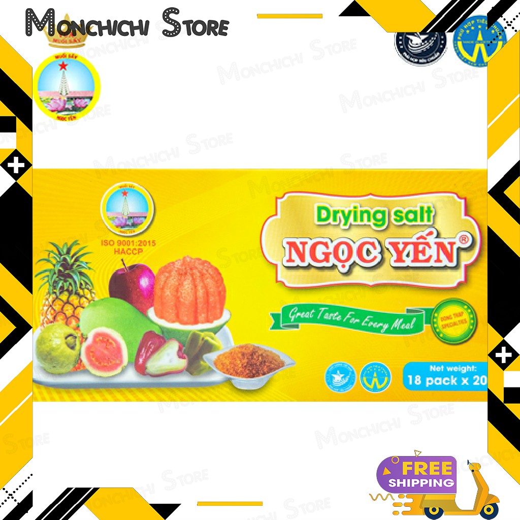 Hộp 18 gói Muối Ngọc Yến 20g