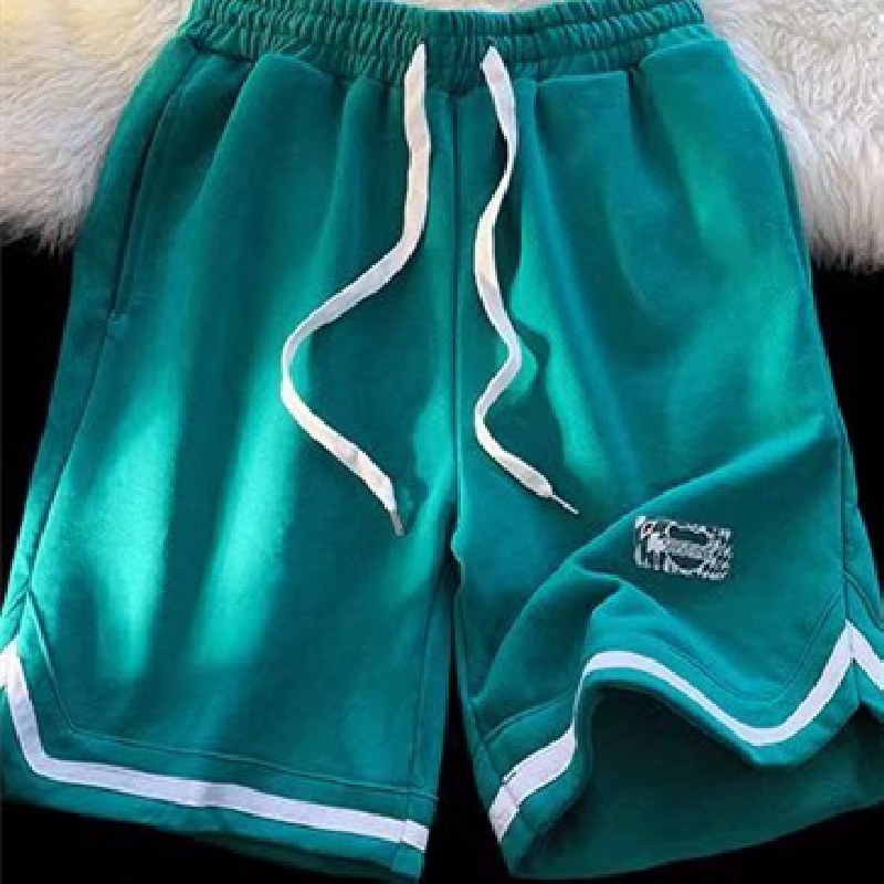 Quần Short Nam In Chữ Phong Cách Hip Hop Năng Động