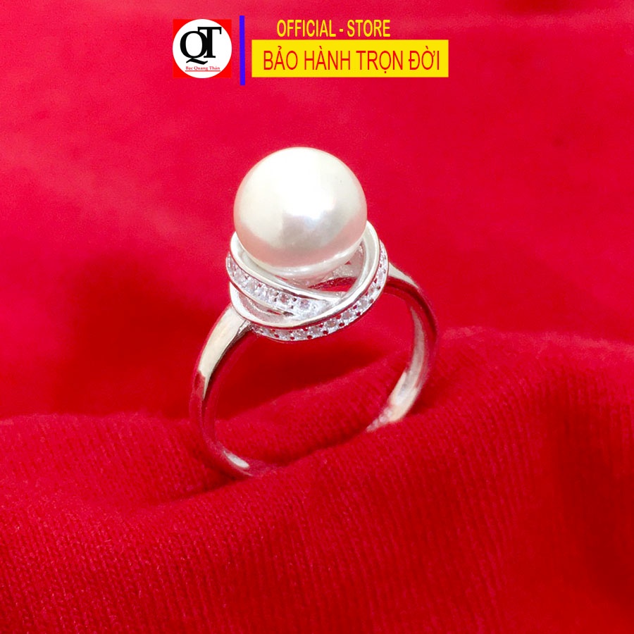Nhẫn nữ bạc chất liệu bạc ta trang sức Bạc Quang Thản – QTNU64