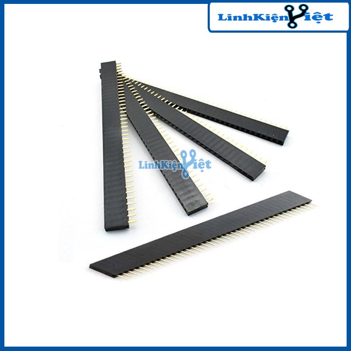 Thanh Jump Cái Đơn 1x40P 2.54mm ( Đen )