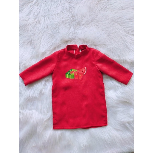 Áo dài cách Tân bé trai ( size 5-35kg)