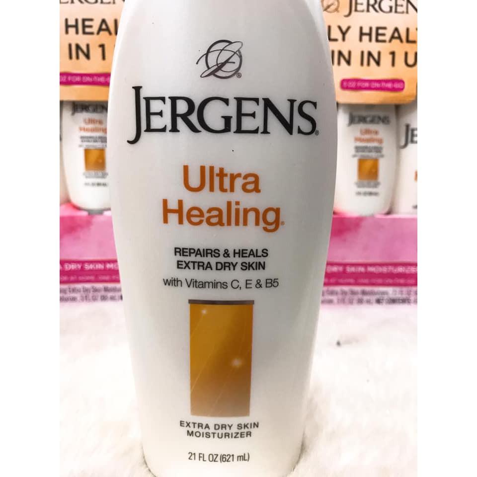 (USA 621ml) Sữa dưỡng thể mềm mịn Jergens Ultra Healing